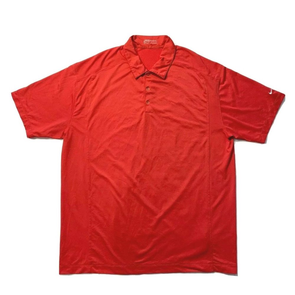 Nike Golf Fit‎ Dry Golf Polo Shirt Stretch Short Sleeve Henley XXL